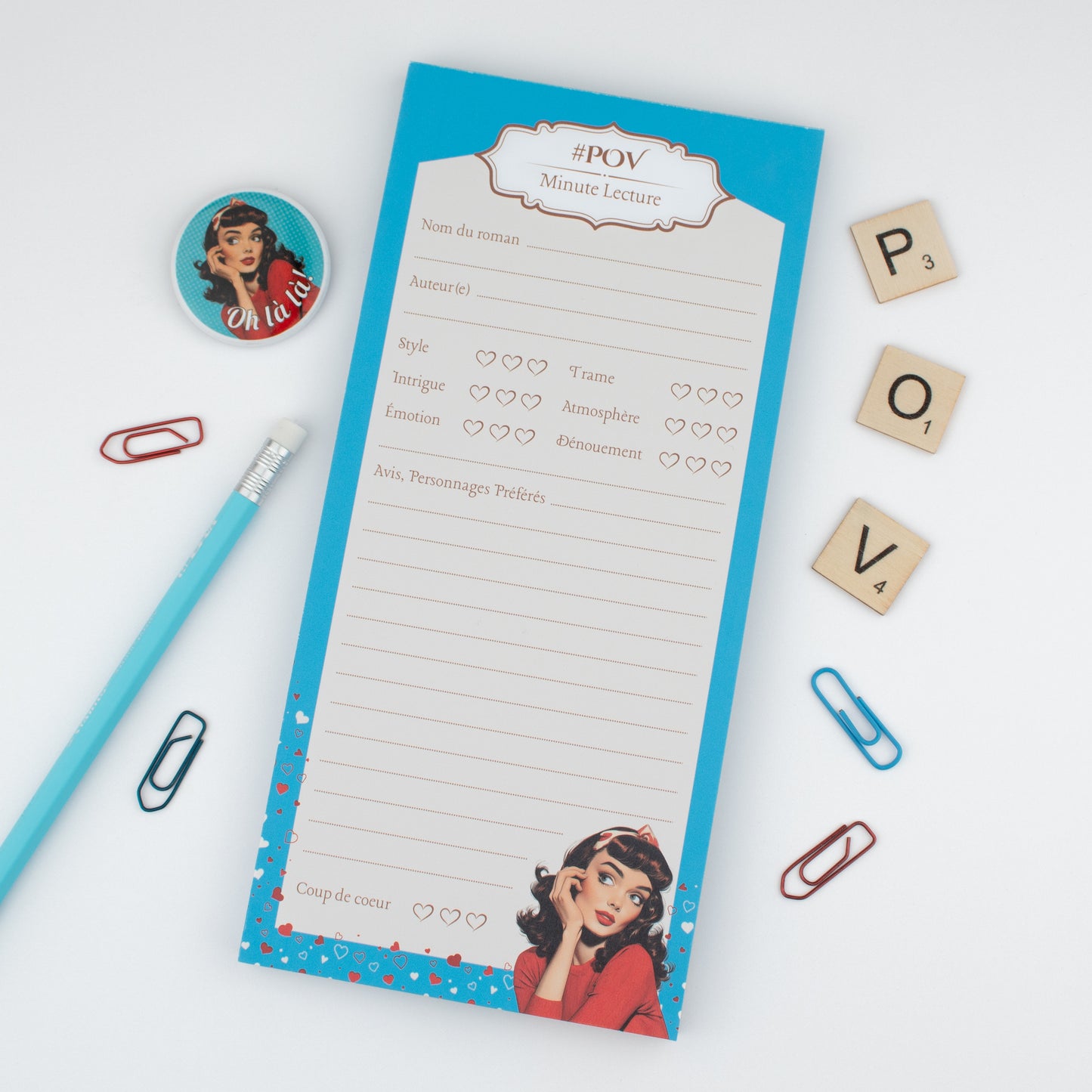 Book Review Notepad (French version)