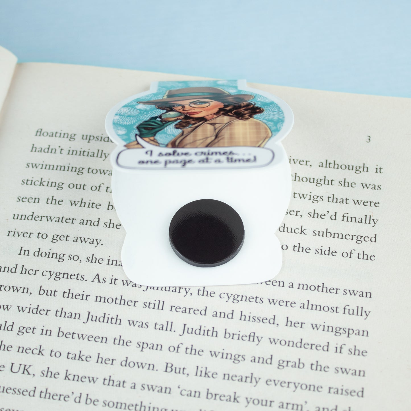 I Solve Crimes - Magnetic Bookmark