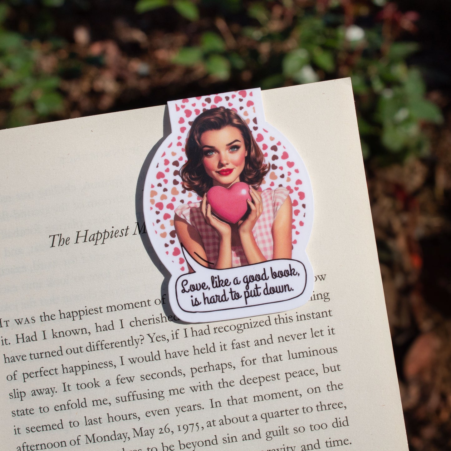 The Hopeless Romantic’s Magnetic Bookmark