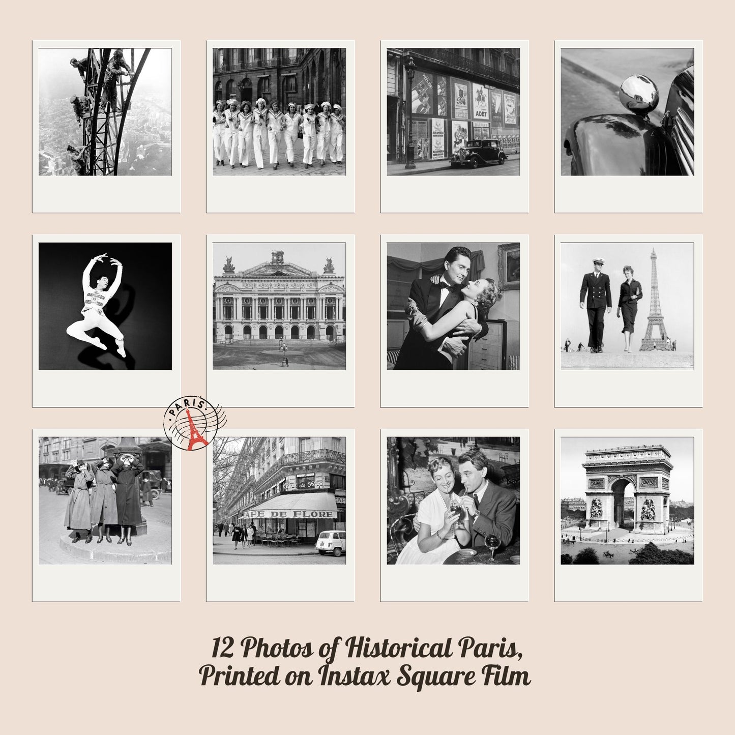 12 Vintage Paris Snaps