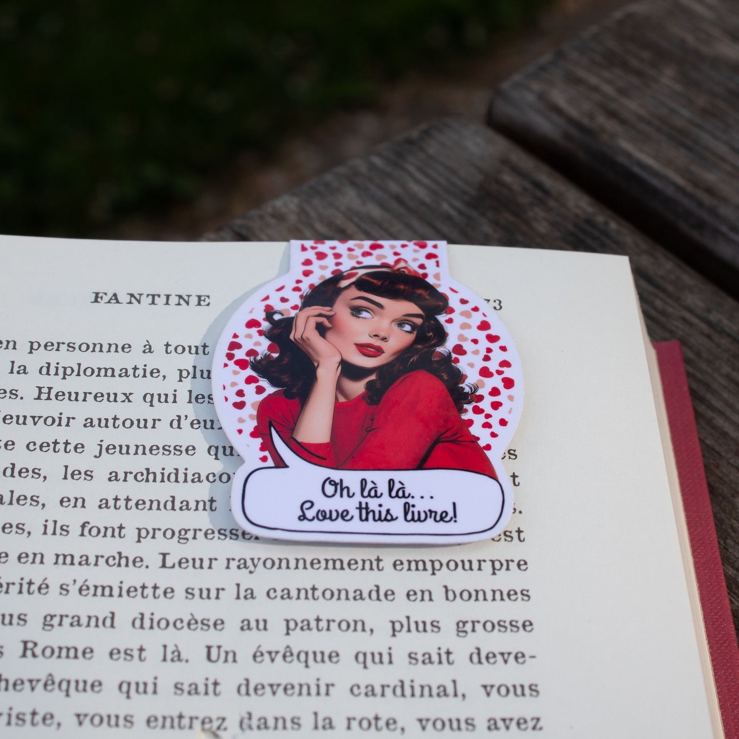 Oh là là! Magnetic Bookmark