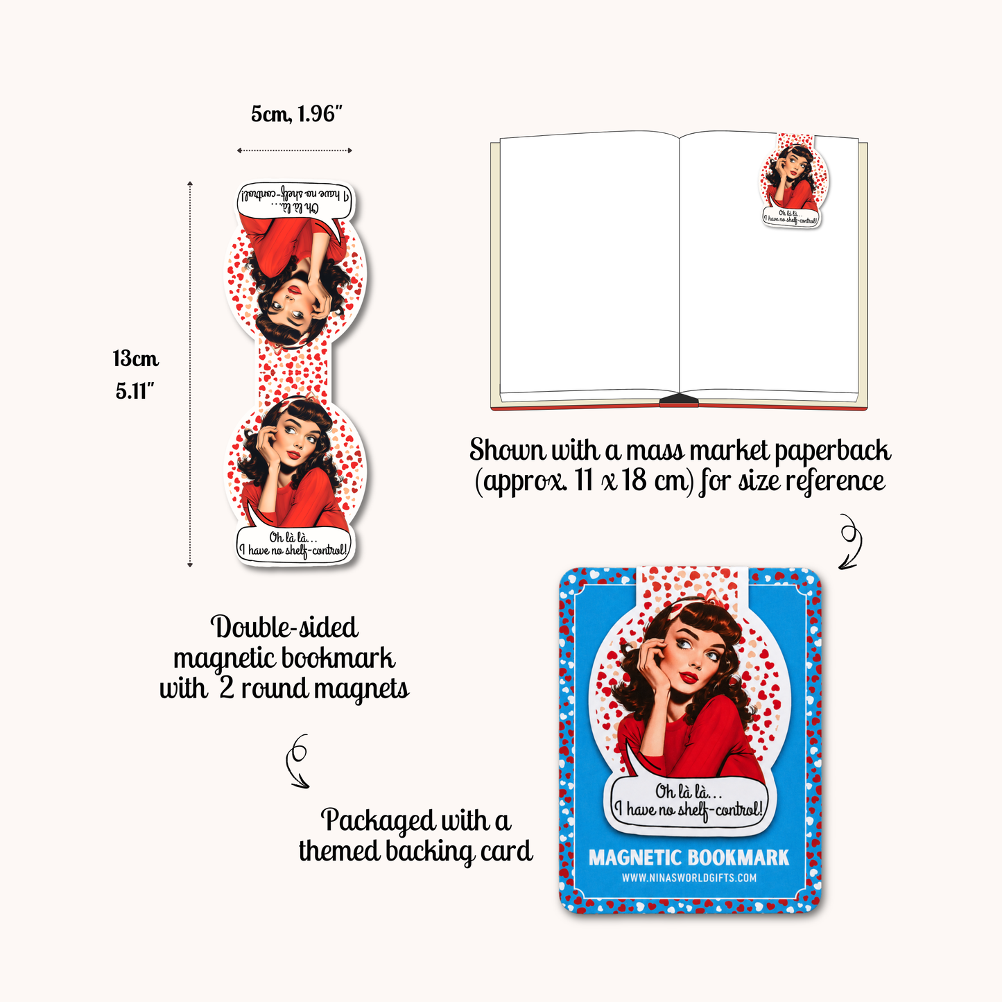 Magnetic Bookmark - Oh là là