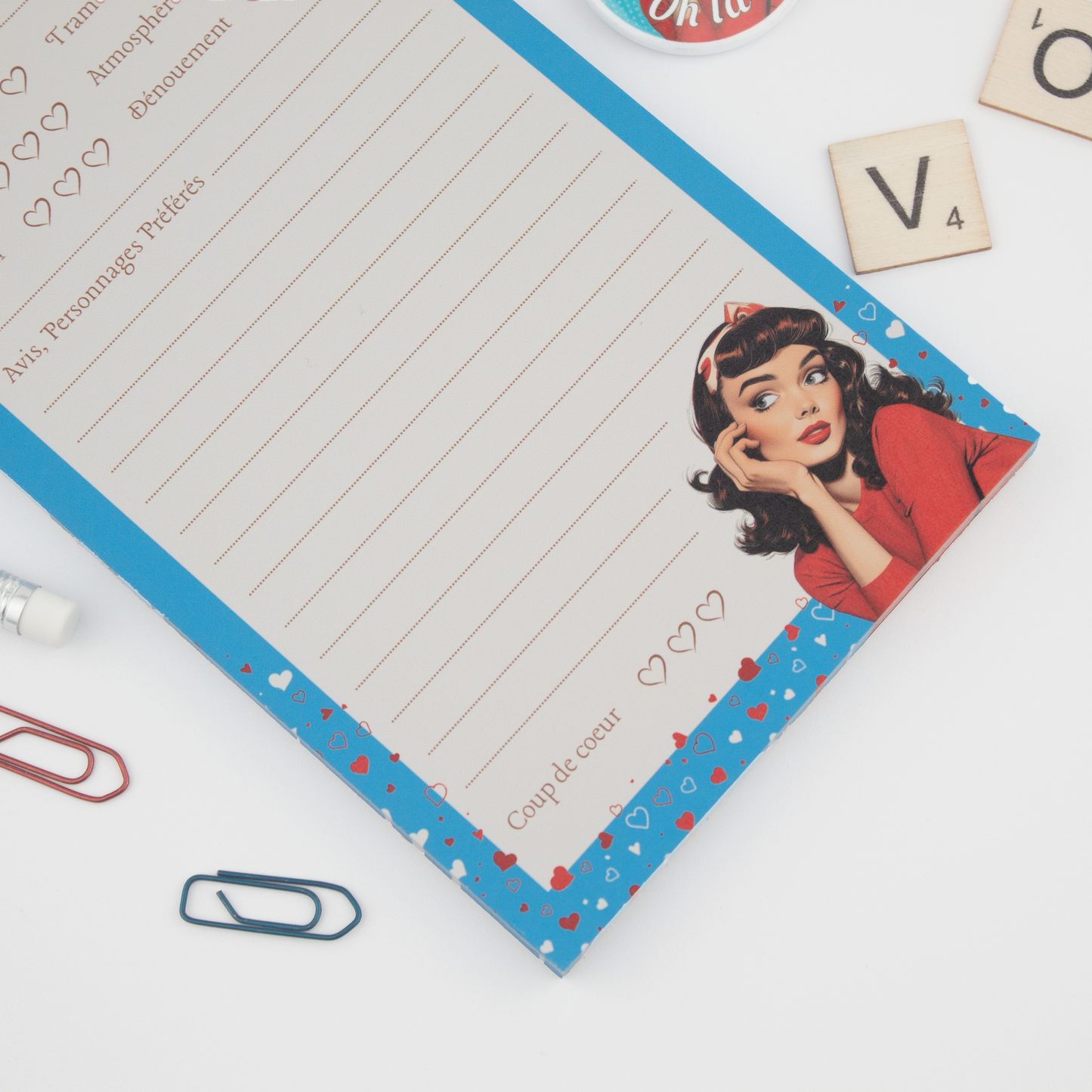 Book Review Notepad (French version)