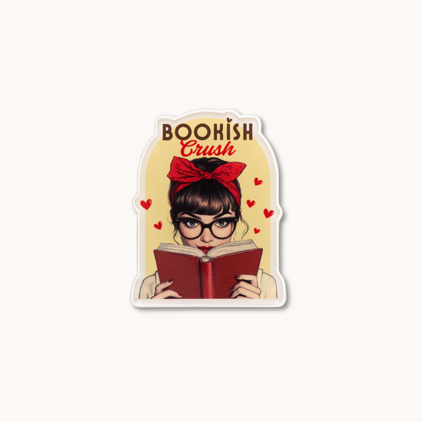 'Bookish Crush' Pin