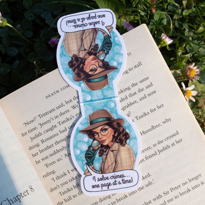 I Solve Crimes - Magnetic Bookmark