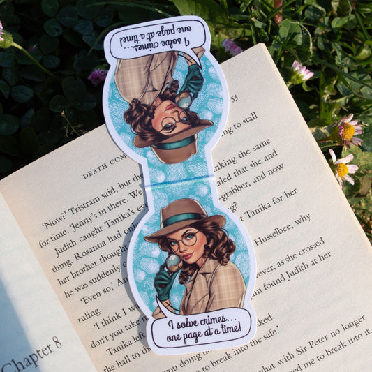 I Solve Crimes - Magnetic Bookmark