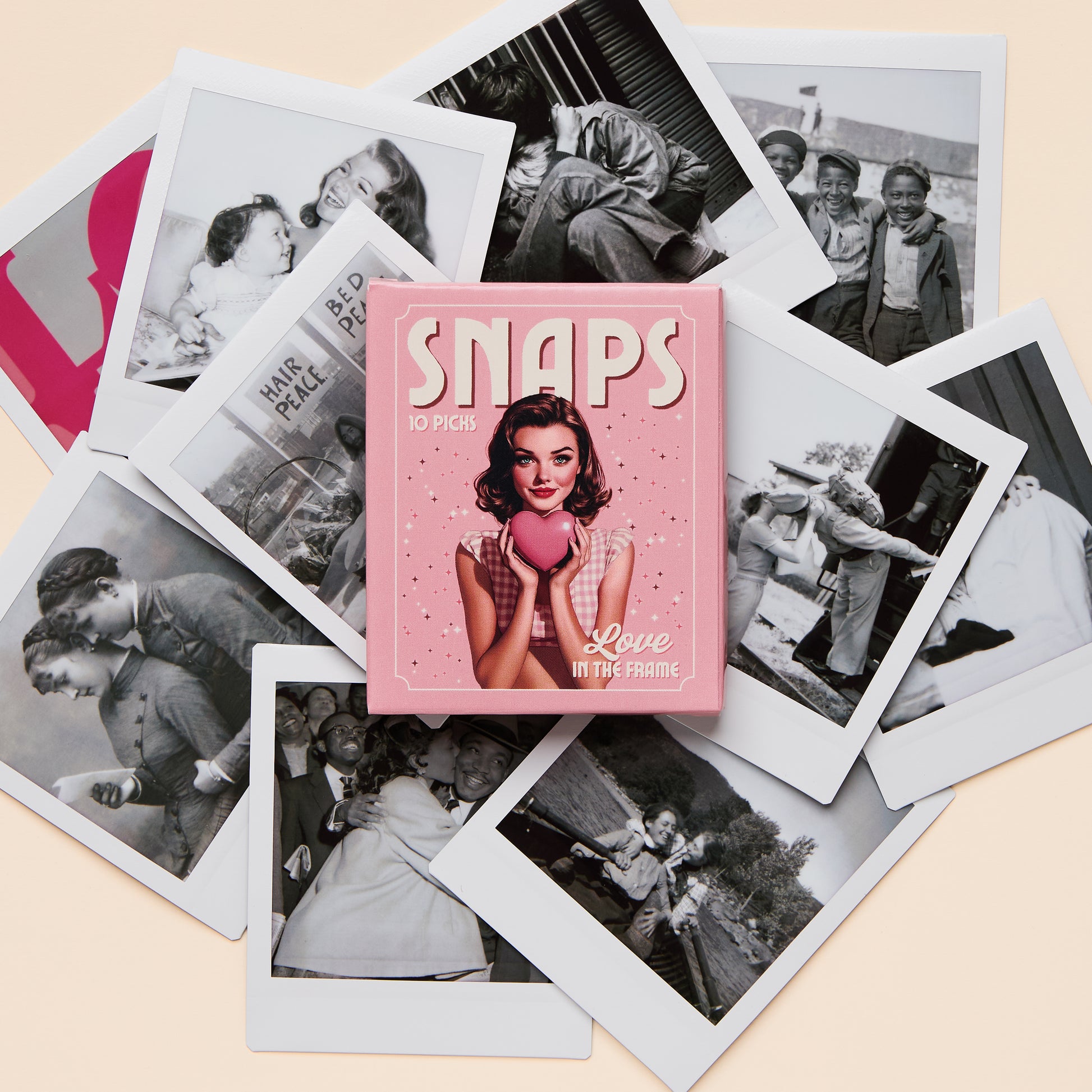 10 retro prints included in Lilly's Love collection, Instax Square Film, Nina's World Gifts, Vintage aesthetic