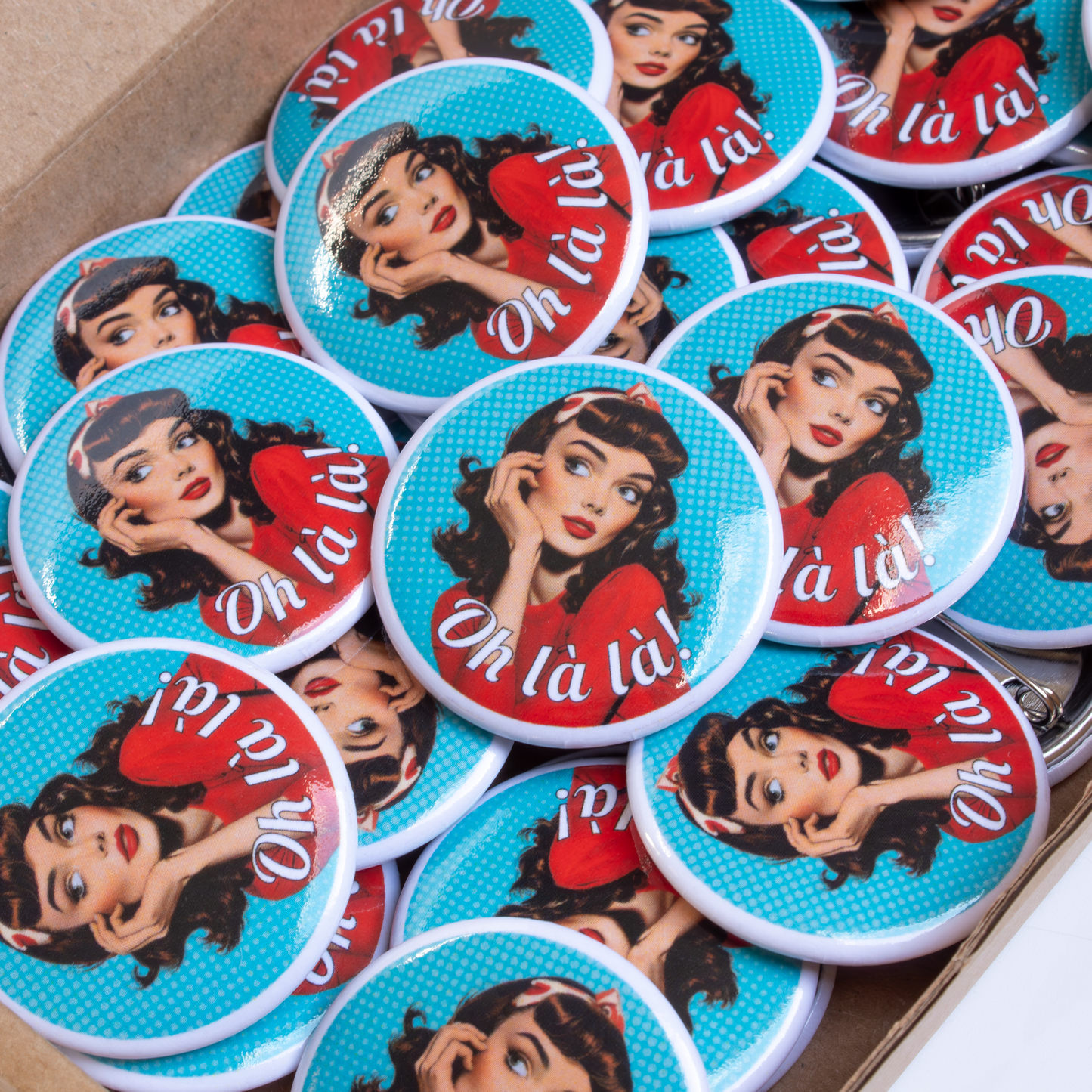 Oh là là! Pinback Button