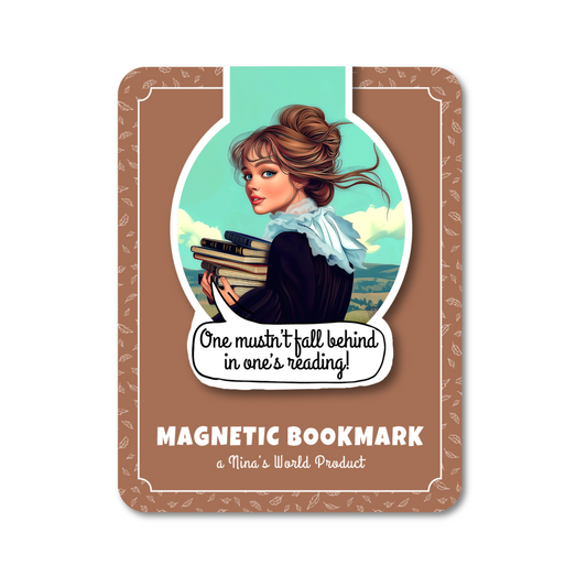 'Classic Literature' Magnetic Bookmark