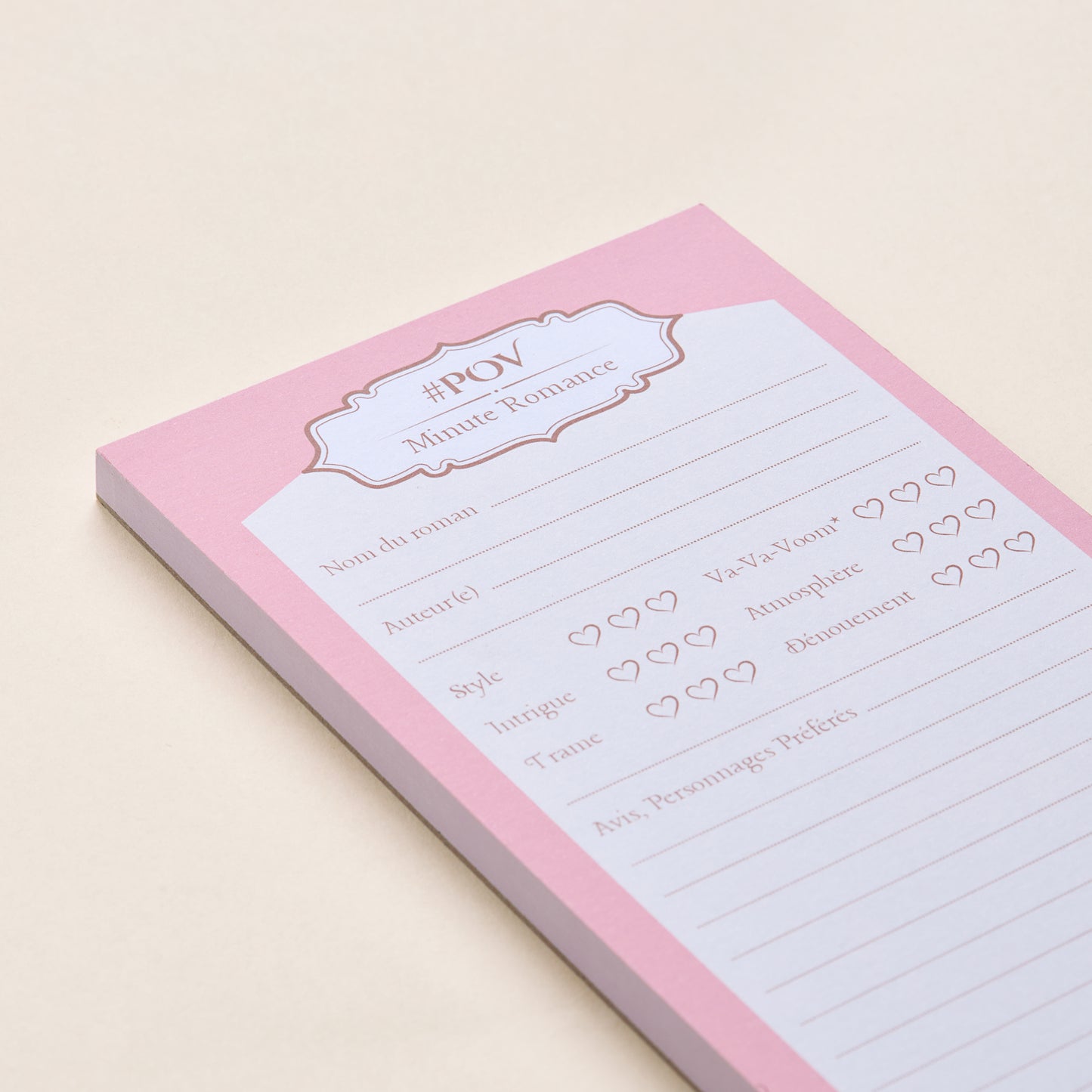Minute Romance, Carnet de lecture, Bloc-notes, cute, Style années 50