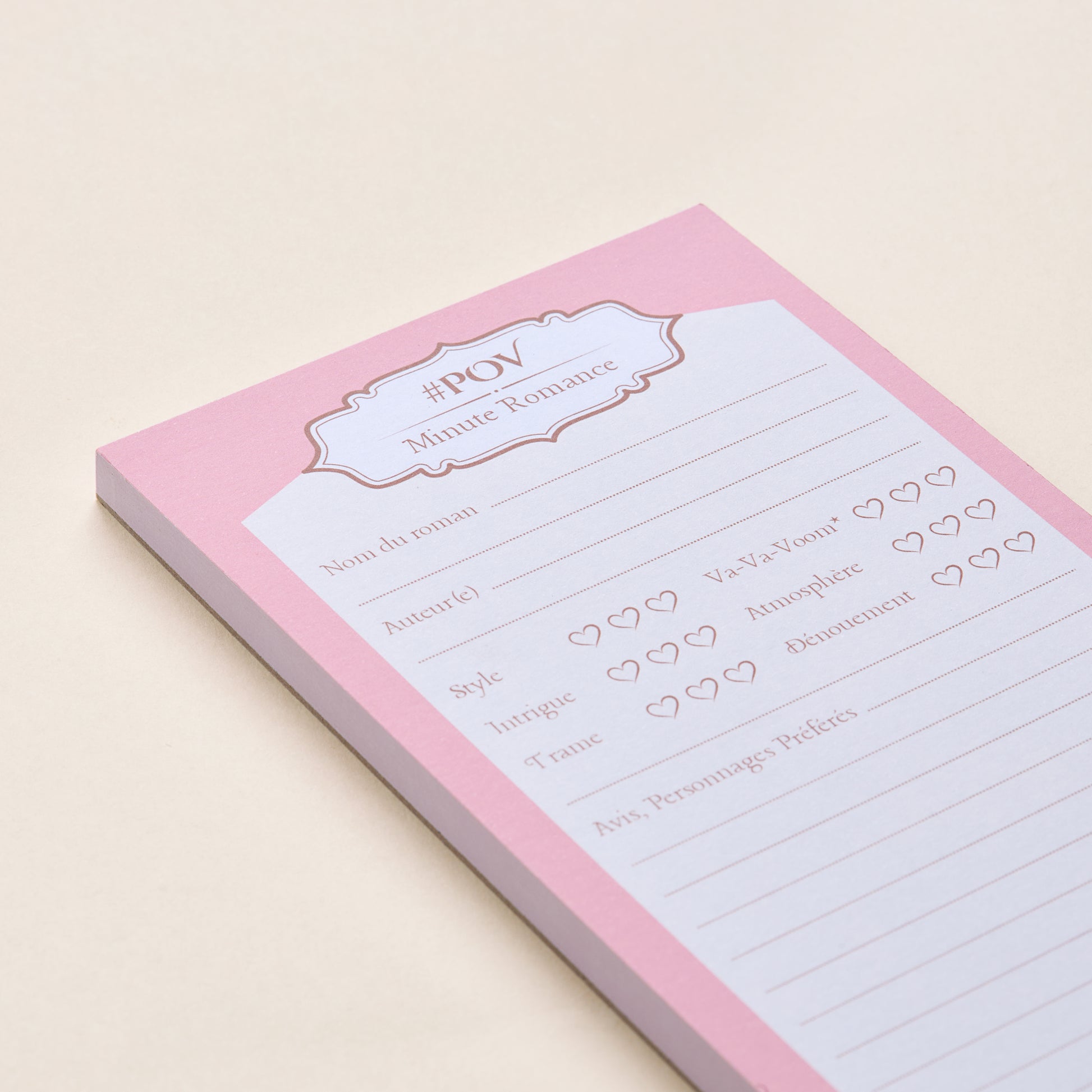 Minute Romance, Carnet de lecture, Bloc-notes, cute, Style années 50