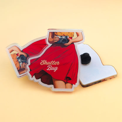 'Shutter Bug' Pin
