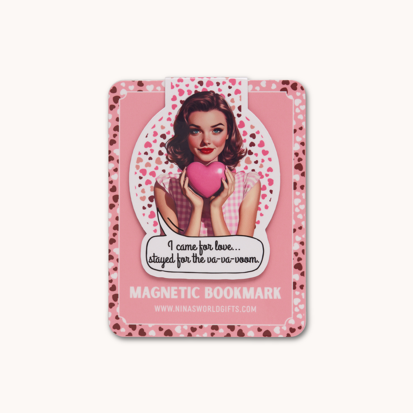 'Va-Va-Voom' Magnetic Bookmark